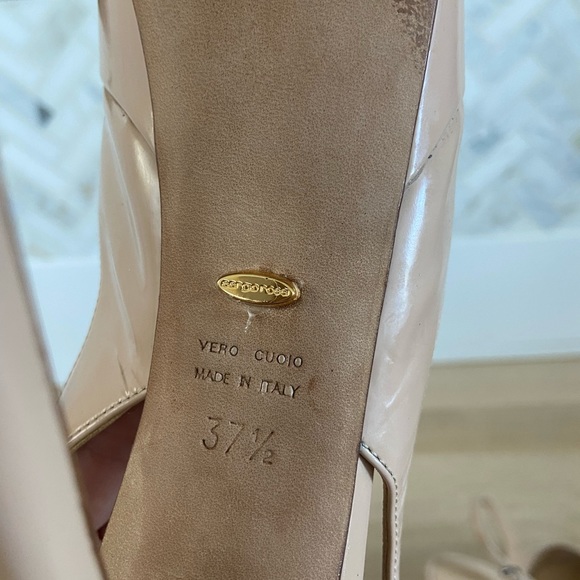 Sergio Rossi platform peep toe sling backs - Picture 6 of 6